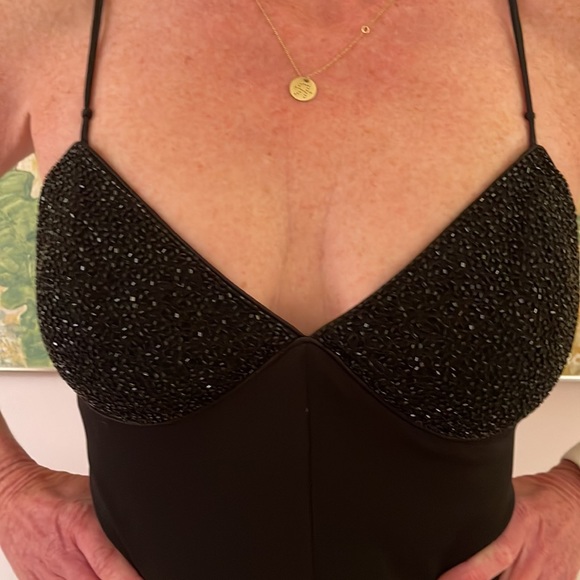 GORGEOUS LBD Beaded Bra Strappy from Barney’s - Picture 11 of 14